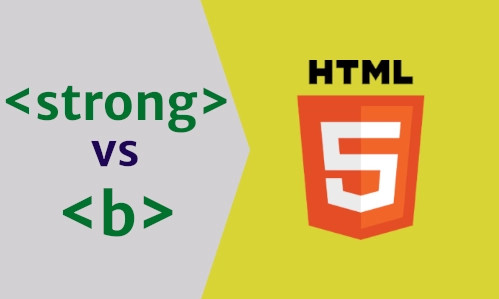 The difference between <strong> and <b> tags in HTML