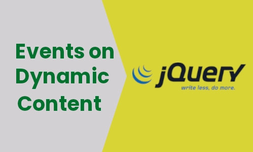 [Solved]: jQuery Not Working On Dynamically Added Elements