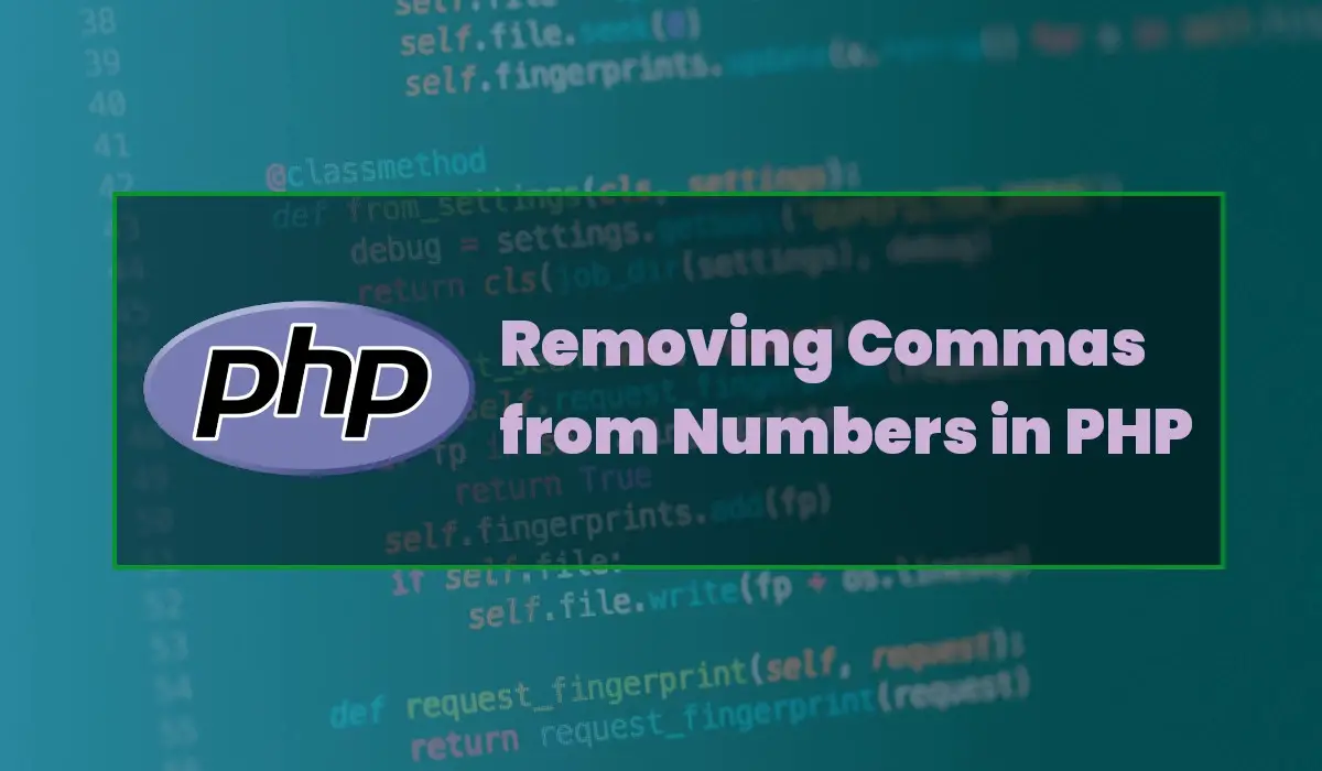How to reverse number_format() function in PHP