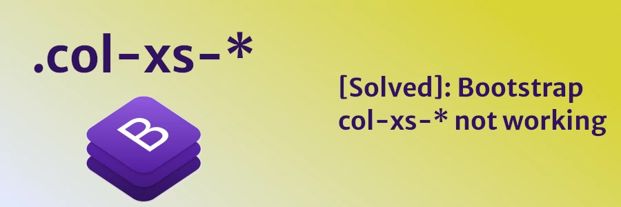 [Solved]: Bootstrap col-xs-* not working
