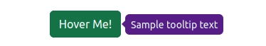 Bootstrap tooltip withh customized colors