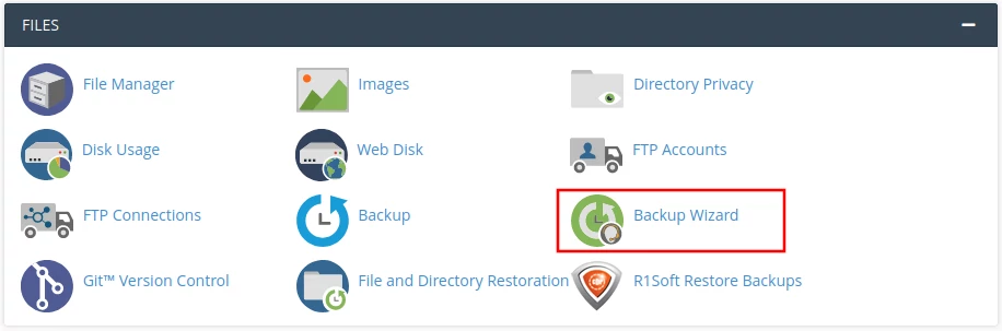 Cpanel backup wizard