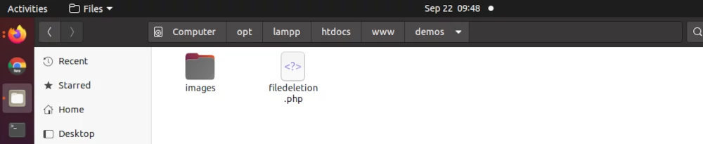 File deletion with PHP