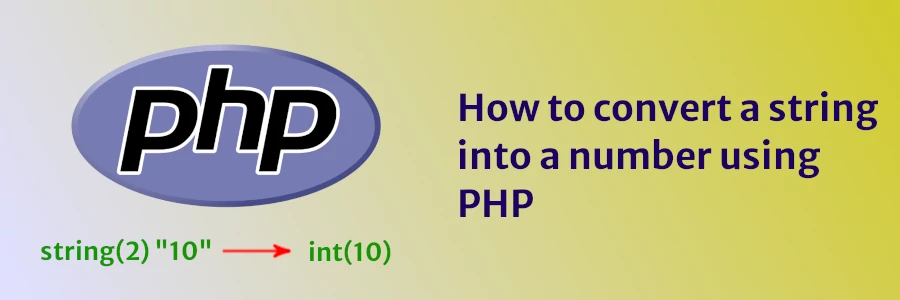 How to convert a string into a number using PHP