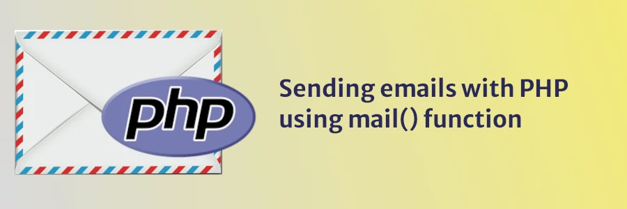 Sending emails with PHP using mail() function