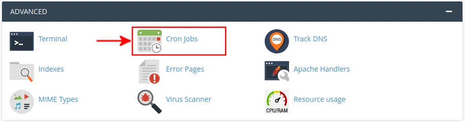 Setting up cron jobs in cpanel
